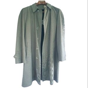 Vintage English Squire Men's Coat. Mini Houndstooth Khaki and Black. Size 42